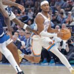 Shai Gilgeous-Alexander NBA: Minnesota Timberwolves at Oklahoma City Thunder