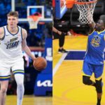 Dalton Knecht (L), Draymond Green (R)