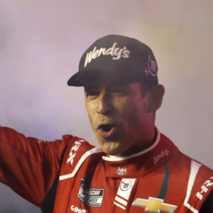 NASCAR Cup Series driver Helio Castroneves (91) during driver introductions for the Duels at Daytona International Speedway.