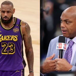 LeBron James (L) and Charles Barkley (R)