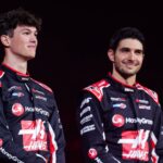 Haas F1 Team VF-25 livery reveal with BEARMAN Ollie Oliver (gbr), Haas F1 Team VF-25 Ferrari, and OCON Esteban (fra), Haas F1 Team VF-25 Ferrari, portrait, during the F1 75 Live