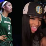 Angel Reese with her mother