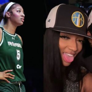 Angel Reese with her mother