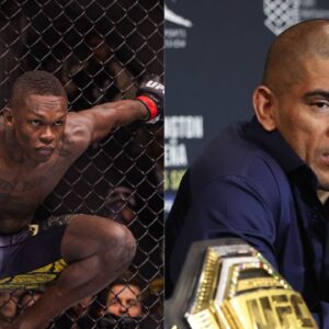Israel Adesanya (L), Alex Pereira (R)