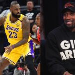 LeBron James (L) and Gilbert Arenas (R)