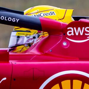 LEWIS HAMILTON FIRST FERRARI SESSION Sir Lewis Hamilton of Scuderia Ferrari Formula 1 team drives on track during the Ferrari F1 Testing of Previous Cars session at Fiorano Circuit on January 22, 2025 in Fiorano Modenese, Italy.