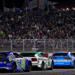 NASCAR Cup Series driver Daniel Suarez (99) during the Clash at Bowman Gray at Bowman Gray Stadium.