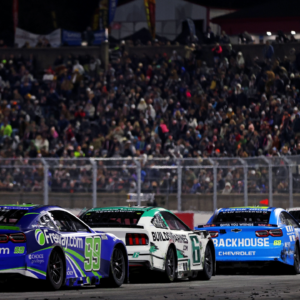 NASCAR Cup Series driver Daniel Suarez (99) during the Clash at Bowman Gray at Bowman Gray Stadium.