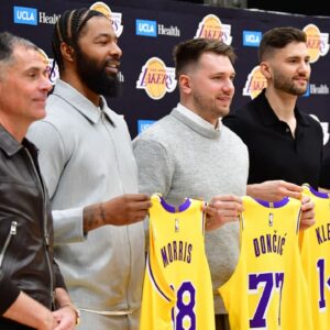Luka Doncic NBA: Los Angeles Lakers-Press Conference