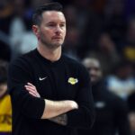 JJ Redick NBA: Los Angeles Lakers at Denver Nuggets