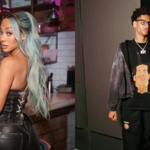 La La Anthony (L) and Kiyan Anthony (R)