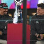 Jalen Hurts and Patrick Mahomes