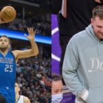 Chandler Parsons (L), Luka Doncic (R)