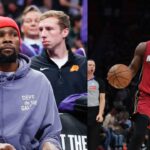 Kevin Durant (L), Jimmy Butler (R)