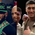 Artur Beterbiev (L), Dmitry Bivol (R)