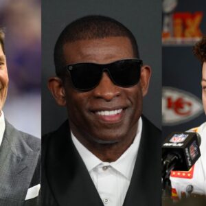 Tom Brady, Deion Sanders, Patrick Mahomes