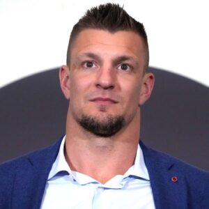 Rob Gronkowski during Fox Sports media day at Ernest N. Morial Convention Center.