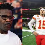 Michael Irvin and Patrick Mahomes