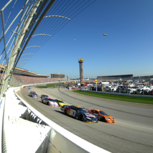 October 28, 2007; Atlanta, Georgia, USA; Nascar NEXTEL CUP Series race action from the PEP Boys Auto 500 at Atlanta Motor Speedway. Mandatory Credit: Sam Sharpe-Imagn Images