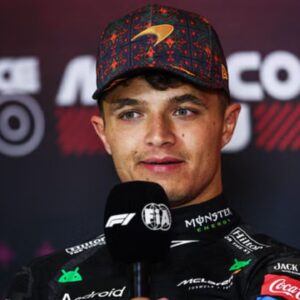 NORRIS Lando (gbr), McLaren F1 Team MCL38, portrait, Press conference during the 2024 Formula 1 Mexico City Grand Prix