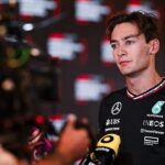 December 7, 2024, Mezzolombardo, Mezzolombardo, United Arab Emirates: British driver George Russell ( Mercedes AMG F1 Team) talk to the media after Qualifying Session of the FIA Formula 1 Abu Dhabi Grand Prix at Yas Marina Circuit in Abu Dhabi, United Arab Emirates