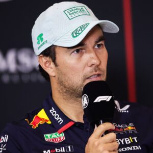 PEREZ Sergio (mex), Red Bull Racing RB20, portrait press conference, during the Formula 1 Mexico City Grand Prix 2024, 20th round of the 2024 Formula One World Championship