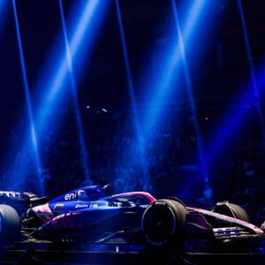 F1 - F1 75 LIVE AT THE O2 Alpine F1 Team A525 livery reveal during the F1 75 Live at The O2, F1 2025 season Launch event, on February 18, 2025 in London, United Kingdom