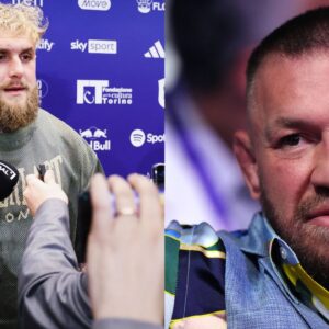 Jake Paul (L), Conor McGregor (R)