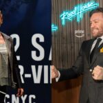 Ronda Rousey (L), Conor McGregor (R)