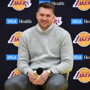 Luka Doncic NBA: Los Angeles Lakers-Press Conference