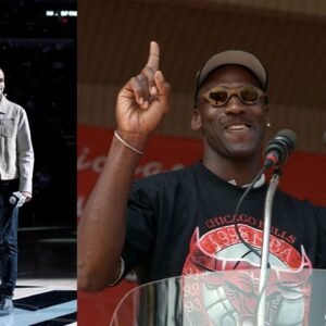 Tony Parker (L), Michael Jordan (R)