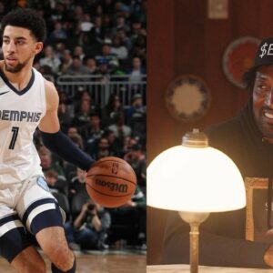 Scottie Pippen Jr. (L) and Scottie Pippen (R)