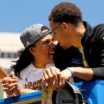 Stephen and Ayesha Curry NBA: Golden State Warriors-Championship Celebration