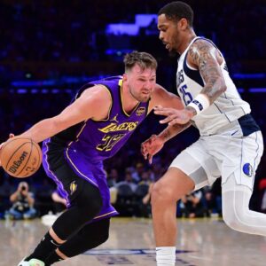 Luka Doncic NBA: Dallas Mavericks at Los Angeles Lakers