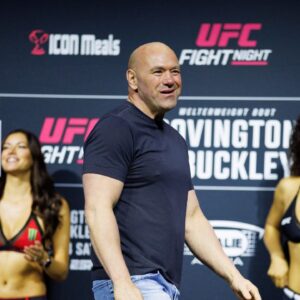 UFC CEO Dana White during weigh-ins for UFC Fight Night at Amalie Arena.