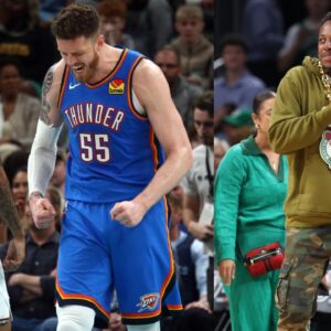 A still from a Grizzlies-Thunder matchup (L) and Paul Pierce (R)