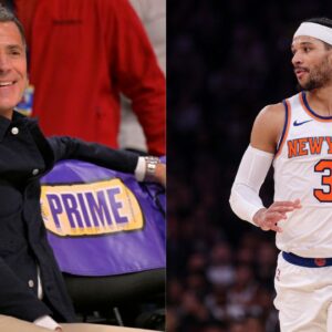 Rob Pelinka (L) and Josh Hart (R)