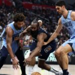Marcus Smart and Santi Aldama NBA: Memphis Grizzlies at Los Angeles Clippers