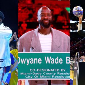 Jaren Jackson Jr (L), Dwyane Wade (C), Chris Paul (R)