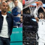 Tony Parker(L) and Victor Wembanyama(R)