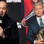 Dana White (L), Cody Rhodes (R)