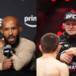Demetrious Johnson (L), Khabib Nurmagomedov (R)