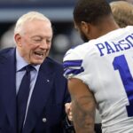Jerry Jones and Micah Parsons