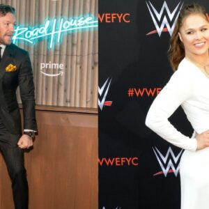 Conor McGregor (L), Ronda Rousey (R)