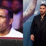 Charles Oliveira (L), Ilia Topuria (R)