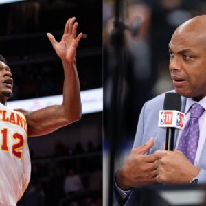 De’Andre Hunter (L) and Charles Barkley (R)