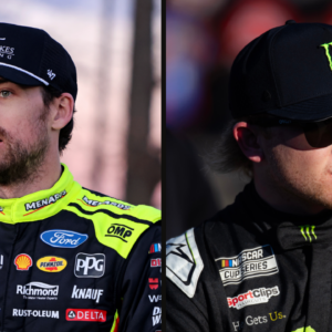Ryan Blaney (L) and Ty Gibbs (R). Image Credits: Imagn.