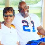 Connie Knight and Deion Sanders