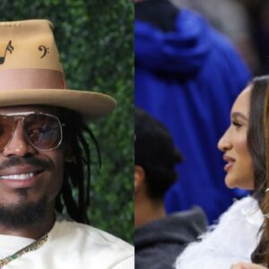 Cam Newton and Angle Reese