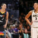 Diana Taurasi (L) and Candace Parker (R)